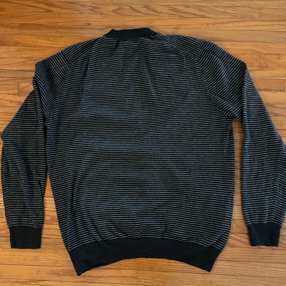 Bonobos Black Striped Men's Sweater - Picture 2 of 3